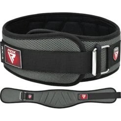 RDX SPORTS RDX RX4 Weightlifting Belt -Rdx Sports rdx rx4 weightlifting belt grey 4