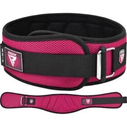 RDX SPORTS RDX RX4 Weightlifting Belt -Rdx Sports rdx rx4 weightlifting belt pink 4