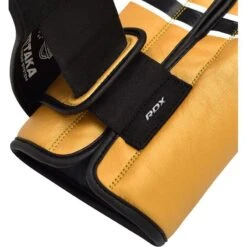 RDX SPORTS RDX S7 Bazooka Boxing Sparring Gloves With Hook & Loop -Rdx Sports rdx s7 bazooka golden leather boxing gloves 2