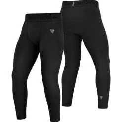 RDX SPORTS RDX T15 Black Compression Tights -Rdx Sports rdx t15 black compression tights 3