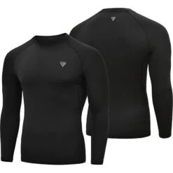 RDX SPORTS RDX T15 Long Sleeve Black Rash Guard 7 RDX SPORTS RDX T15 Long Sleeve Black Rash Guard -Rdx Sports rdx t15 long sleeve black rash guard 3