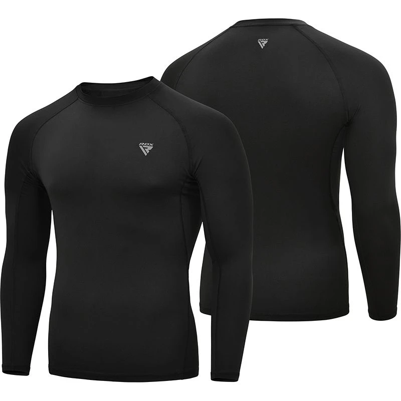 RDX SPORTS RDX T15 Long Sleeve Black Rash Guard 5 RDX SPORTS RDX T15 Long Sleeve Black Rash Guard - Image 3