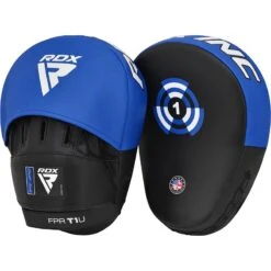 RDX SPORTS RDX T1 Curved Boxing Pads -Rdx Sports rdx t1 curved boxing pads blue 1