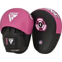 RDX SPORTS RDX T1 Curved Boxing Pads -Rdx Sports rdx t1 curved boxing pads pink 1