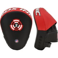 RDX SPORTS RDX T1 Curved Boxing Pads -Rdx Sports rdx t1 curved boxing pads red 5