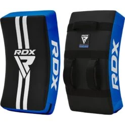 RDX SPORTS RDX T1 Gel Padded Curved Kick Shield With Nylon Handles -Rdx Sports rdx t1 curved kick shield with nylon handles blue 2