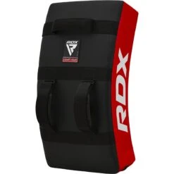 RDX SPORTS RDX T1 Gel Padded Curved Kick Shield With Nylon Handles -Rdx Sports rdx t1 curved kick shield with nylon handles red 5