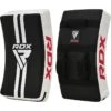 RDX SPORTS RDX T1 Gel Padded Curved Kick Shield With Nylon Handles -Rdx Sports rdx t1 curved kick shield with nylon handles white 2 1