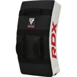 RDX SPORTS RDX T1 Gel Padded Curved Kick Shield With Nylon Handles -Rdx Sports rdx t1 curved kick shield with nylon handles white 5 1