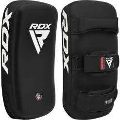 RDX SPORTS RDX T1 Muay Thai Training Gel Padded Kicking Pad -Rdx Sports rdx t1 curved thai kick pad black 2 2