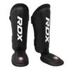 RDX SPORTS RDX T1 MMA Black Shin Instep Guard -Rdx Sports rdx t1 leather shin instep guards1