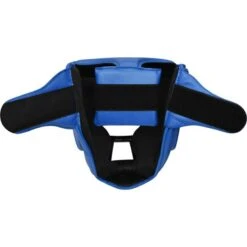 RDX SPORTS RDX T1 FULL FACE PROTECTION HEADGEAR UNBREAKABLE DETACHABLE CAGE GUARD -Rdx Sports rdx t1f head guard with removable face cage blue 4