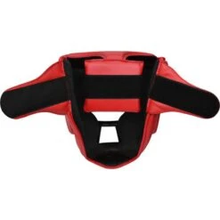 RDX SPORTS RDX T1 FULL FACE PROTECTION HEADGEAR UNBREAKABLE DETACHABLE CAGE GUARD -Rdx Sports rdx t1f head guard with removable face cage red 4