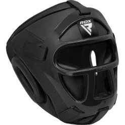 RDX SPORTS RDX T1 FULL FACE PROTECTION HEADGEAR UNBREAKABLE DETACHABLE CAGE GUARD -Rdx Sports rdx t1f head guard with removable face cage 2 1