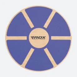 RDX SPORTS RDX W1 Wooden Wobble Round Balance Board -Rdx Sports rdx w1 blue wooden balance board 1 1