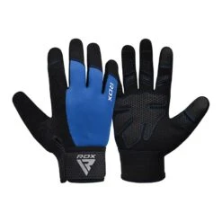 RDX SPORTS RDX W1F Full Finger Gym Workout Gloves -Rdx Sports rdx w1 full finger gym workout gloves blue 3