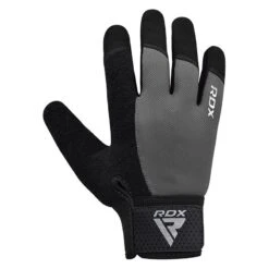 RDX SPORTS RDX W1F Full Finger Gym Workout Gloves -Rdx Sports rdx w1 full finger gym workout gloves grey 1