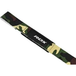 RDX SPORTS RDX W1 Sweat Wicking Gym Straps For Weightlifting Workouts -Rdx Sports rdx w1 weight training wrist straps camo green 3