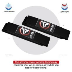 RDX SPORTS RDX W1 Weight Training Wrist Straps -Rdx Sports rdx w1 weight training wrist straps 3