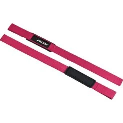 RDX SPORTS RDX W1 Sweat Wicking Gym Straps For Weightlifting Workouts -Rdx Sports rdx w1 weight training wrist straps pink 4 1