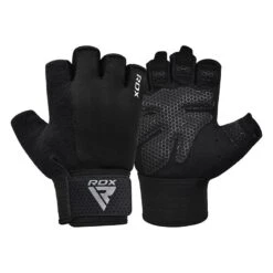 RDX SPORTS RDX W1H Gym Workout Gloves -Rdx Sports rdx w1h gym workout gloves black 4
