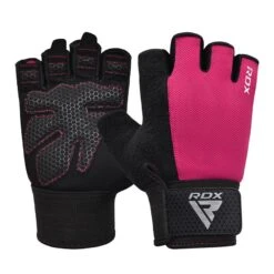 RDX SPORTS RDX W1H Gym Workout Gloves -Rdx Sports rdx w1h gym workout gloves pink 5