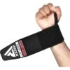 RDX SPORTS RDX W3 IPL & USPA Approved Powerlifting Wrist Support Wraps With Thumb Loops OEKO-TEX® Standard 100 Certified 2 RDX SPORTS RDX W3 IPL & USPA Approved Powerlifting Wrist Support Wraps With Thumb Loops OEKO-TEX® Standard 100 Certified -Rdx Sports rdx w3 power weightlifting wrist wraps black 1 1