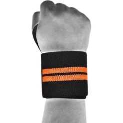 RDX SPORTS RDX W3 IPL & USPA Approved Powerlifting Wrist Support Wraps With Thumb Loops OEKO-TEX® Standard 100 Certified -Rdx Sports rdx w3 power weightlifting wrist wraps orange 3 1