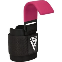 RDX SPORTS RDX W5 Weight Lifting Hook Straps -Rdx Sports rdx w5 weight lifting hook straps pink 1 1