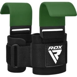 RDX SPORTS RDX W5 Weight Lifting Hook Straps -Rdx Sports rdx w5 weight lifting hook straps army green 2