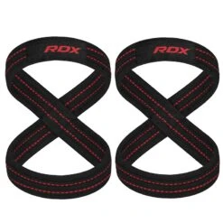 RDX SPORTS RDX Weight Lifting 8 Figure Strap -Rdx Sports rdx weight lifting 8 figure strap red 1