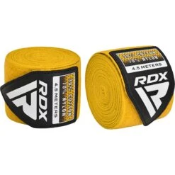 RDX SPORTS RDX WX Professional Boxing Hand Wraps -Rdx Sports rdx wx professional boxing hand wraps yellow 1