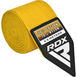 RDX SPORTS RDX WX Professional Boxing Hand Wraps -Rdx Sports rdx wx professional boxing hand wraps yellow 2