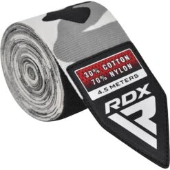 RDX SPORTS RDX WX Professional Boxing Hand Wraps -Rdx Sports rdx wx professional boxing hand wraps camo gray 2