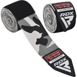 RDX SPORTS RDX WX Professional Boxing Hand Wraps -Rdx Sports rdx wx professional boxing hand wraps camo gray 3