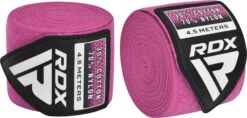 RDX SPORTS RDX WX Professional Boxing Hand Wraps -Rdx Sports rdx wx professional boxing hand wraps pink 1