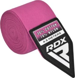 RDX SPORTS RDX WX Professional Boxing Hand Wraps -Rdx Sports rdx wx professional boxing hand wraps pink 2