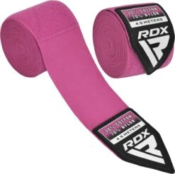 RDX SPORTS RDX WX Professional Boxing Hand Wraps -Rdx Sports rdx wx professional boxing hand wraps pink 3