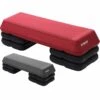 RDX SPORTS RDX GR Aerobic Step Platform With Adjustable Height -Rdx Sports red grey aerobic step for fitness 1