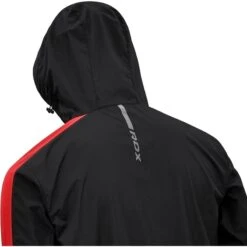 RDX SPORTS RDX H1 Weight Loss Sauna Suit Red & Black -Rdx Sports red sauna suit 5 7 1