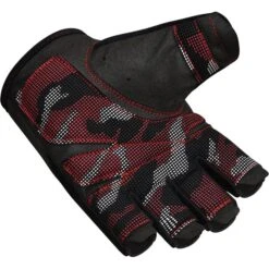 RDX SPORTS RDX T2 WEIGHTLIFTING GLOVES -Rdx Sports red t2 half taining gym gloves 3 1