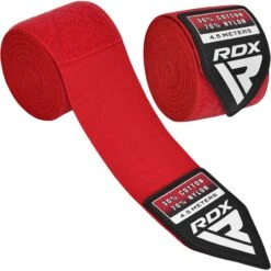 RDX SPORTS RDX WX Professional Boxing Hand Wraps -Rdx Sports red hand wraps 3