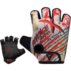 RDX SPORTS RDX F7 RED REVENGE X GYM GLOVES -Rdx Sports revenge x weight lifting gloves 292