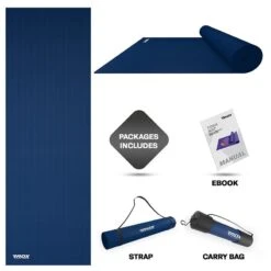 RDX SPORTS RDX SC Iris 6mm PVC Yoga Mat -Rdx Sports royal blue sc pvc yoga mats 7 1