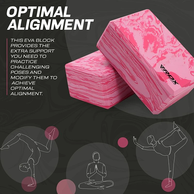RDX SPORTS RDX RP EVA Foam High Density Non-Slips Yoga Block 7 RDX SPORTS RDX RP EVA Foam High Density Non-Slips Yoga Block - Image 5