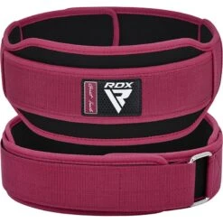 RDX SPORTS RDX RX5 Weightlifting Belt -Rdx Sports rx5 weightlifting belt pink 4
