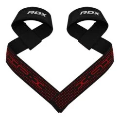 RDX SPORTS RDX S4+ SILICONE GEL COATED NON-SLIP SOLID GRIP WEIGHT LIFTING GYM STRAPS -Rdx Sports s4 weightlifting wrist straps 2