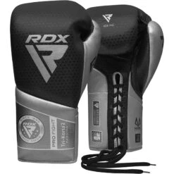 RDX SPORTS RDX K2 Mark Pro Fight Boxing Gloves -Rdx Sports silver korta 2 boxing gloves 1