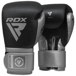 RDX SPORTS RDX L2 Mark Pro Sparring Boxing Gloves Hook And Loop Black / Golden -Rdx Sports silver tri lira2 boxing gloves 1
