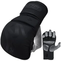 RDX SPORTS RDX T15 Noir Hybrid MMA Grappling Gloves With Best Knuckle Protection